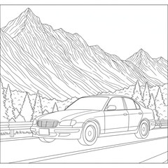Car Coloring Page