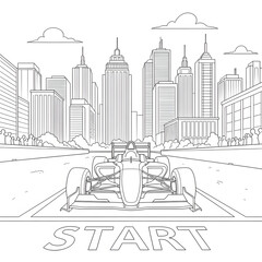 Car Coloring Page