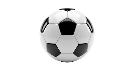Fototapeta premium Classic Black and White Soccer Ball for Sports and Recreation 20.