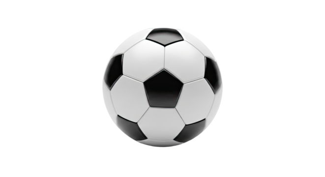Classic Black and White Soccer Ball for Sports and Recreation 27.