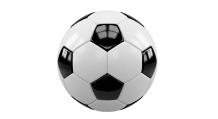 Classic Black and White Soccer Ball for Sports and Recreation.
