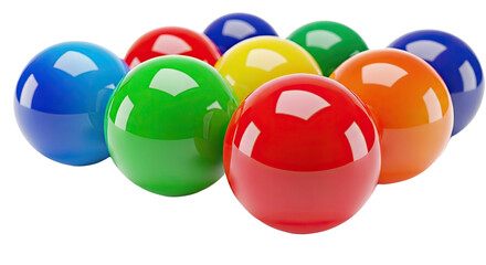 Fototapeta premium Colorful Billiard Balls Set for Pool Game.