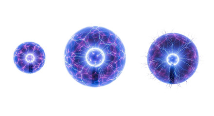 Futuristic Digital Spheres with Glowing Network.