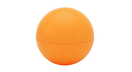 Orange Basketball Ball on White Background.