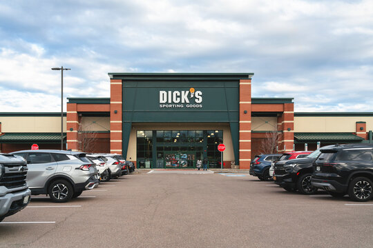 Dewitt, NY - Nov 8, 2025: DICK&rsquo;S Sporting Goods is a national retailer offering sports gear, apparel, and in-store services across 700+ U.S. locations, with a focus on athlete experience and lifestyle