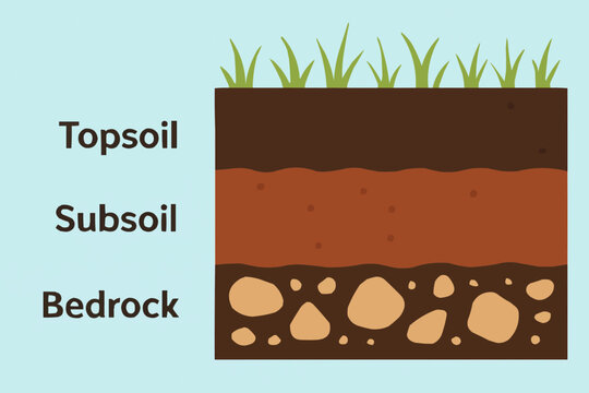 Fertile Soil Layers Cross Section