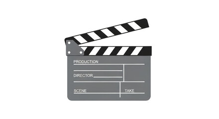 Film slate opens ready for production