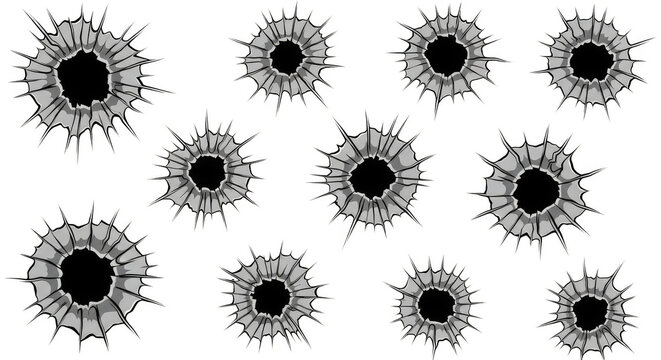 Spiky metallic stars in void