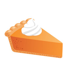 Pumpkin Pie Slice