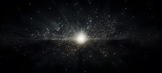 Pointillist grunge design of star with abstract dotted pattern,generative AI