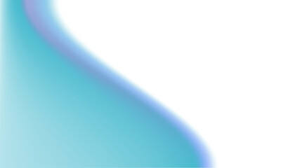 Serene turquoise gradient with fluid edge detail for creative projects and modern design work