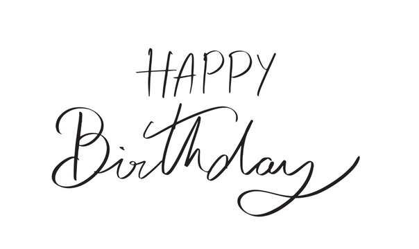 HAPPY birthday text font calligraphy hand written lettering script party event happy birthday anniversary sweet gift fun cake surprise happy birthday congratulation surprise happy birthday cake - Powered by Adobe