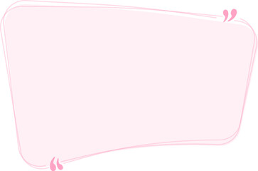 pink frame for text