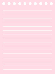 pink background with paper