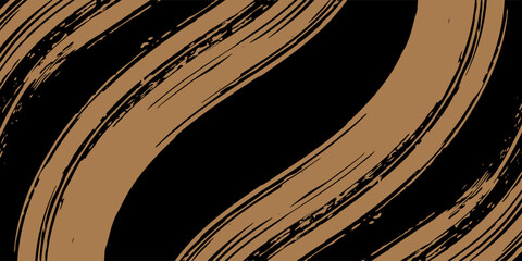 brown black brush car sticker wrap abstract banner pattern sporty lines black brown grunge color combination brush motorsport racing pattern, vectorillustration, Eps 10.