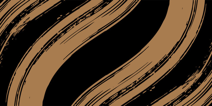 brown black brush car sticker wrap abstract banner pattern sporty lines black brown grunge color combination brush motorsport racing pattern, vectorillustration, Eps 10.