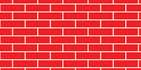 simple red brick wall pattern for banner poster background.