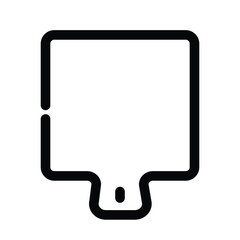 Cutting board icon design template