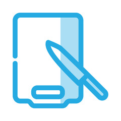 Cutting board icon design template