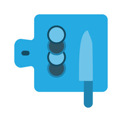 Cutting board icon design template
