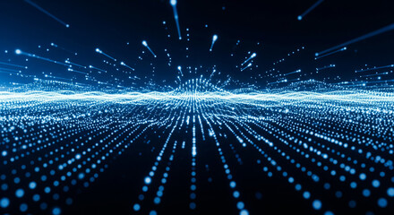 Flowing Particle Mesh Surface Representing Big Data and Connectivity