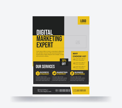 Business flyer design corporate flyer banner brochures booklet template
