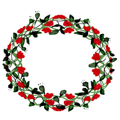 christmas wreath flower