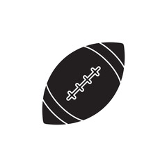 American football glyph icon