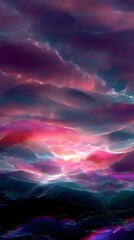 Fototapeta premium sunset in the sky