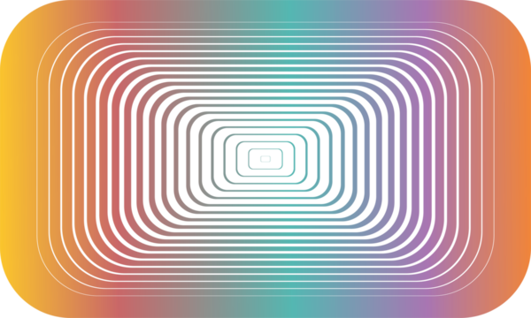 Abstract Gradient Rectangle Tunnel Background