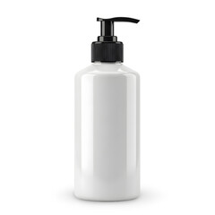 Mockup of White Soap Dispenser, Isolated Image