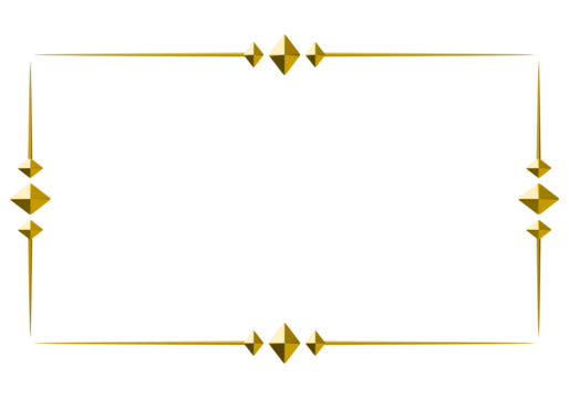 gold frame for text