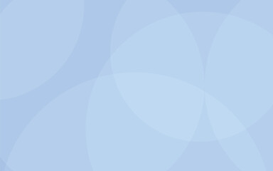 Soft Blue Abstract Background with Overlapping Transparent Circles. Illustration vector 10 eps.