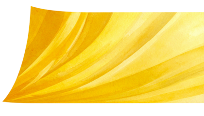 Abstract Yellow Watercolor Sunburst Background Banner Isolated