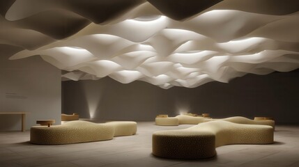 Modern Art Gallery: Interior, Design, Sculpture, Exhibition