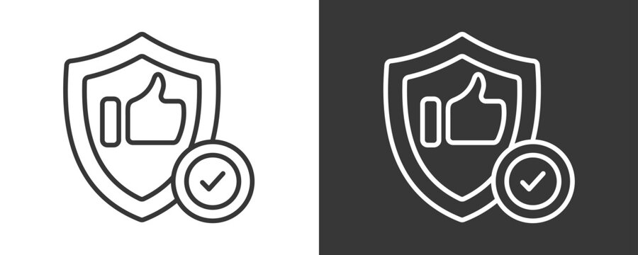 Reliability Icon Set Vector Collection Isolated In Black And White