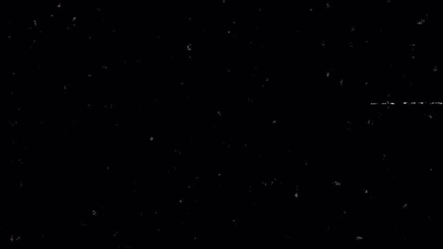 VHS CRT Effect video overlay with noise dust animation, Grunge film. Retro vintage old overlay filter effect