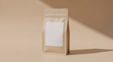 Aesthetic Minimalist Tea Packaging Mockup Highlighting Simplicity and Natural Tone