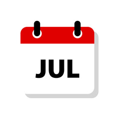 July calendar icon