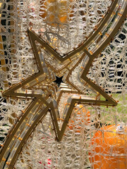 LED star rope lights outdoor Christmas decorations