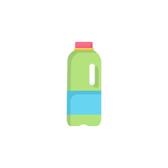 Flat Water Bottle Icon