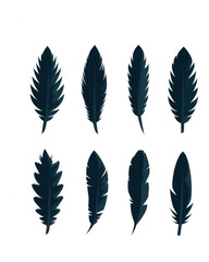 Fototapeta premium Graceful white feather bird isolated pen clip art, pure literature symbol of peace, purity, and mystic tenderness with draw, painting, heaven