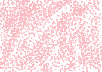 Abstract digital background featuring scattered pink dots or speckles, resembling spray paint or light confetti texture