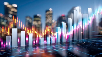 Stock Market Data Analysis: Financial Growth Chart & Graph