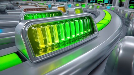 Automated Lab: Robotics, Conveyor, Scientific Research