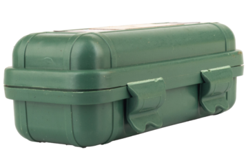 green box wapon isolated on whitwe background