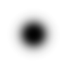 Black circle on Transparent Background. Ideal for use in Modern Artwork, Digital Designs and Creative Projects.