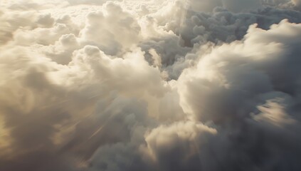Dramatic, high-quality timelapse footage of dynamic white clouds moving across a deep blue sky creates an abstract cloudscape that captures the feeling of changing weather and the passage of time