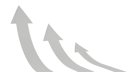 3d arrows on transparency background.