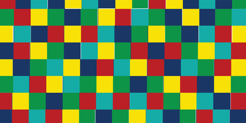 Abstract colorful mosaic background. A square pattern. Puzzle.eps10